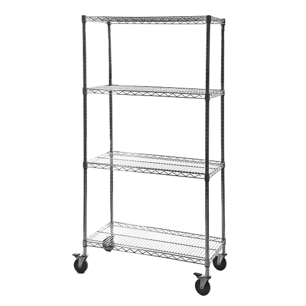 Mobile Chrome Wire Racks