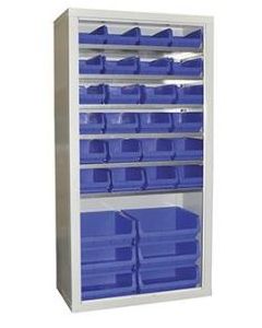 CY189046630X - Steel Cupboard inc. Storage Bins - 1800h x 900w x 460d