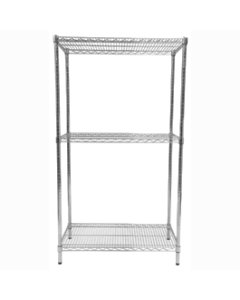 Chrome Wire Shelving Bays