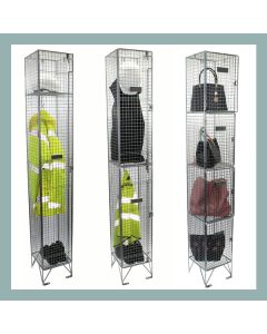 Economy Wire Mesh Lockers