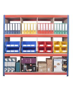 Heavy Duty Rivet Shelving with Dividers