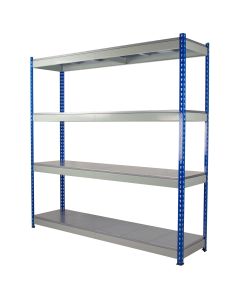 Heavy Duty Rivet Shelving with Solid Steel Decks