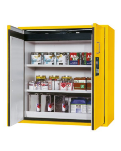 116cm wide, Warning Yellow, Pegasus Doors, Shelf Pack