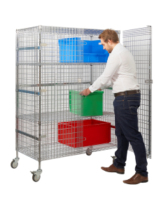 Value Chrome Wire Distribution Truck / Mobile Security Cage