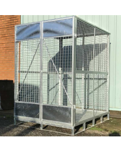 Mesh Cage with Pallet Base (large) - 1990H x 1360W x 1715D (mm)